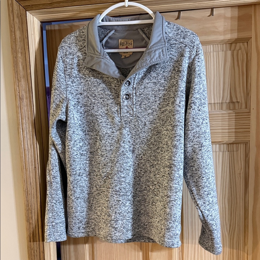 Men's Gray Pullover Shirt
